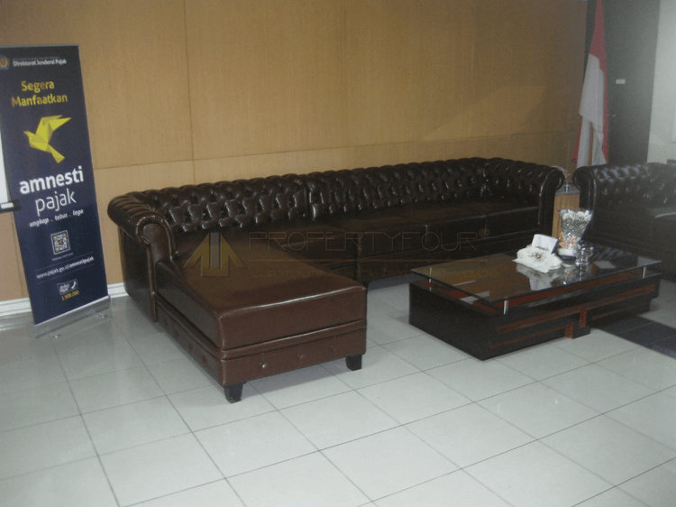 jasa custom sofa ruang tunggu lounge